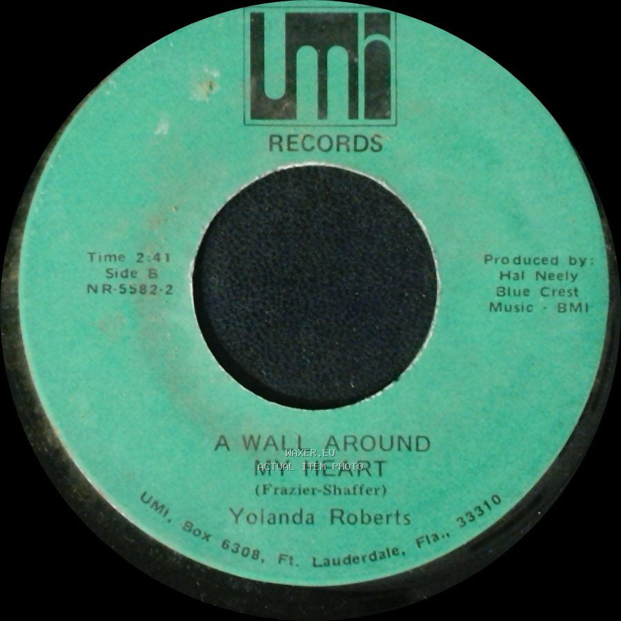 Yolanda Roberts - Till I Lay Sleeping In Your Arms / A Wall Around My Heart side B