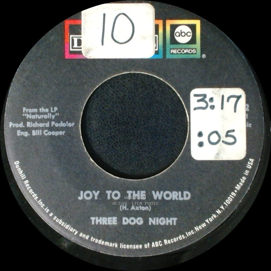 Three Dog Night - I Can Hear You Calling / Joy To The World side B
