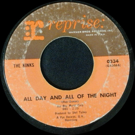 The Kinks - All Day And All Of The Night / I Gotta Move side A