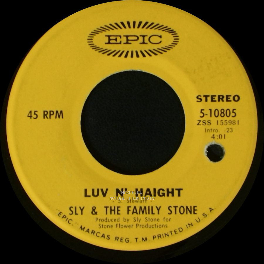 Sly & The Family Stone - Family Affair / Luv N' Haight side B