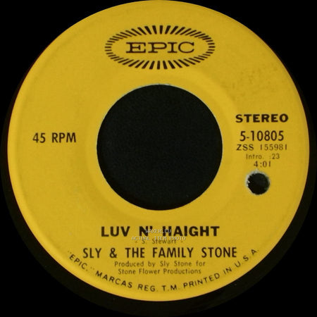 Sly & The Family Stone - Family Affair / Luv N' Haight side B