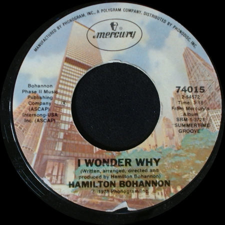 Hamilton Bohannon - Let's Start The Dance / I Wonder Why side B