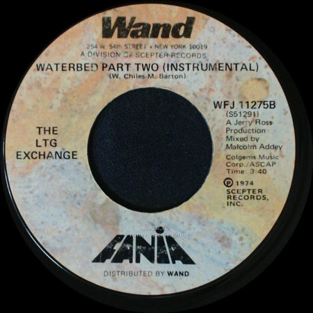 The Ltg Exchange - Waterbed Part One / Waterbed Part Two (Instrumental) side B