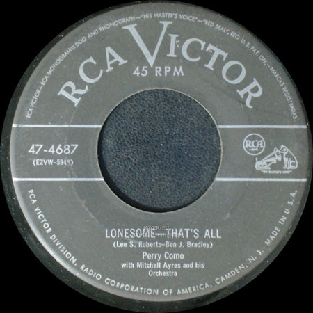 Perry Como - Lonesome - That's All / Why Did You Leave Me side A