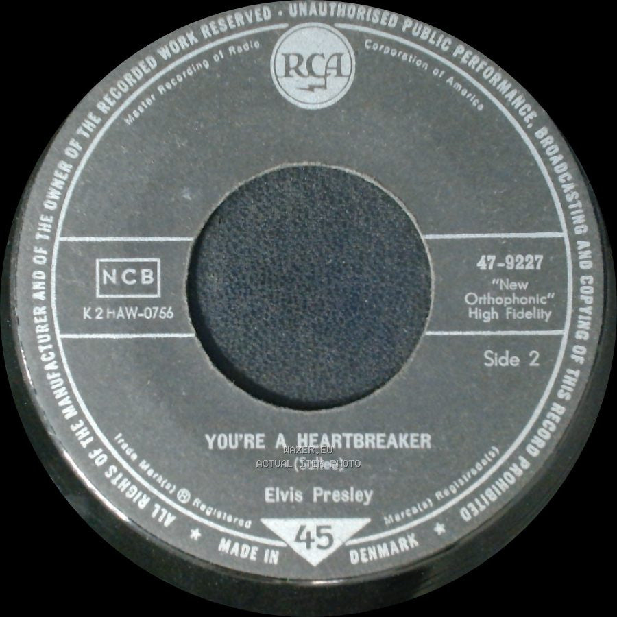 Elvis Presley - That's All Right / You're A Heartbreaker side B