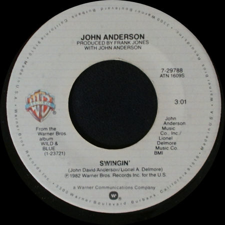 John Anderson - Swingin' / A Honky Tonk Saturday Night side A