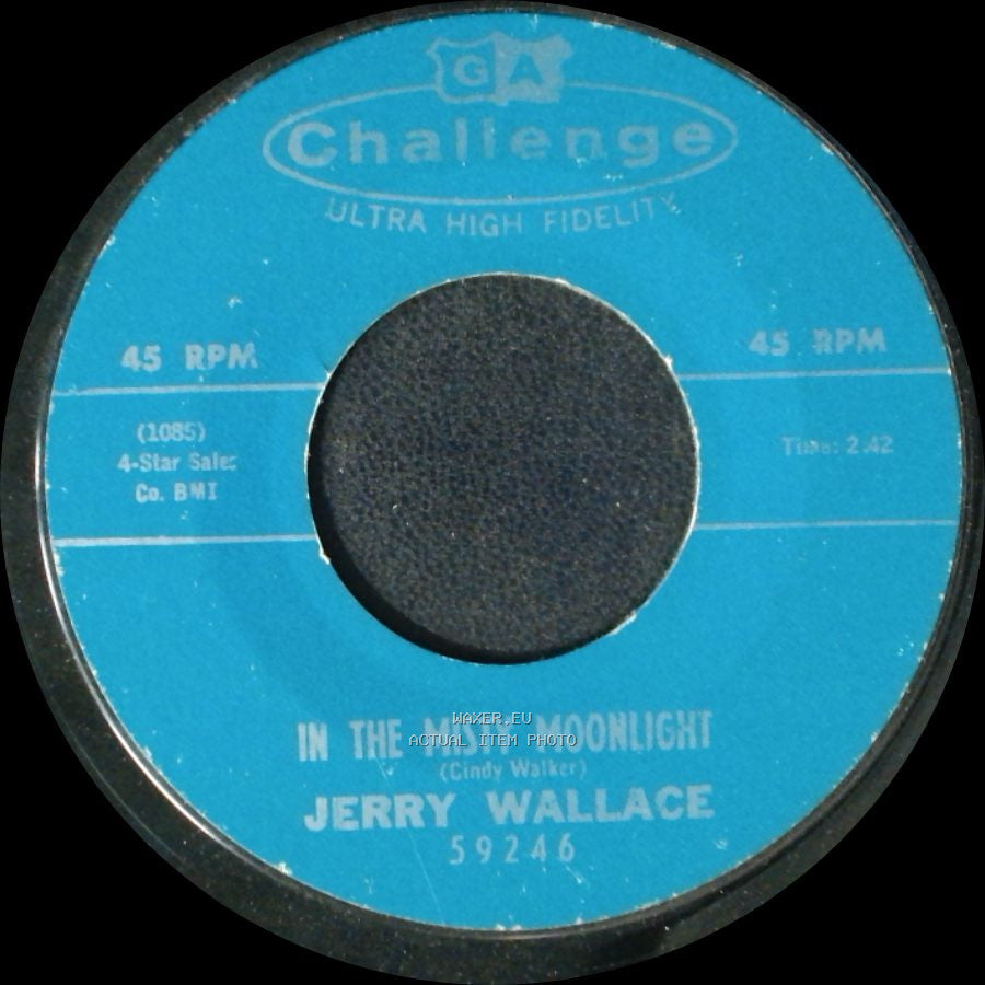 Jerry Wallace / The Soul Surfers - In The Misty Moonlight / Cannon Ball side A
