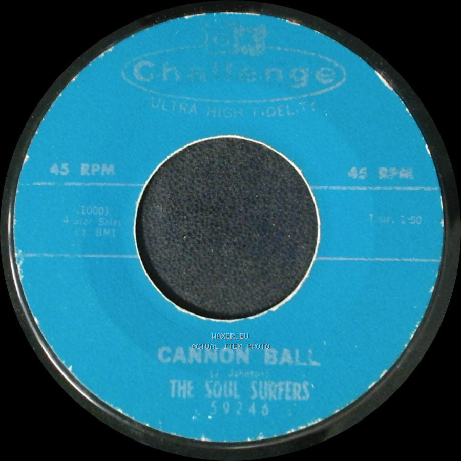 Jerry Wallace / The Soul Surfers - In The Misty Moonlight / Cannon Ball side B
