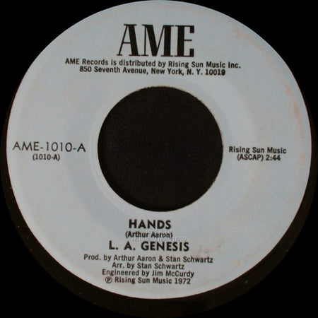 L. A. Genesis - Instrumental Version / Hands side B