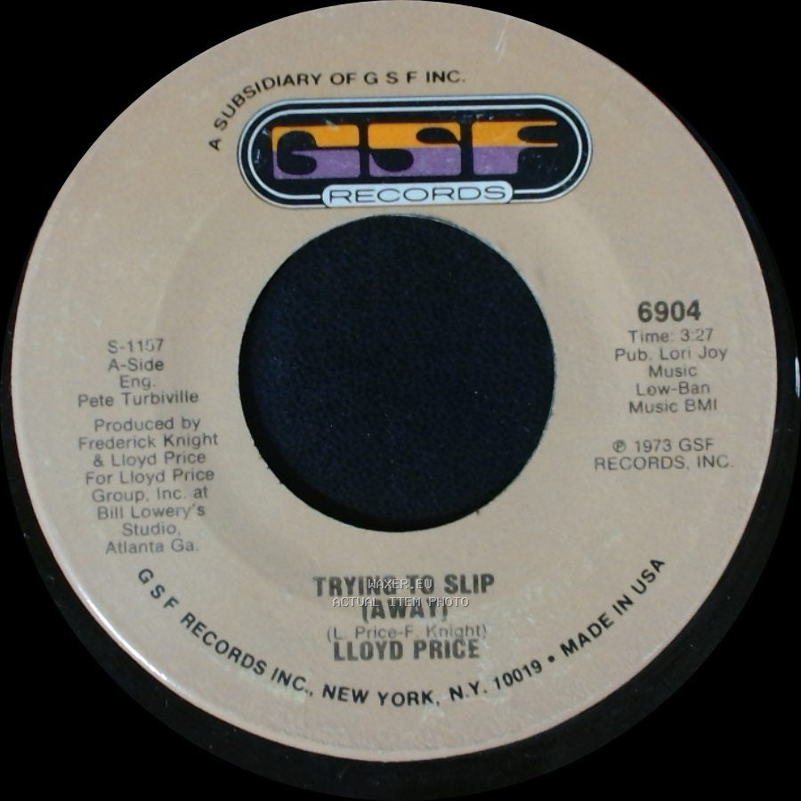 Lloyd Price - They Get Down / Trying To Slip (Away) side A