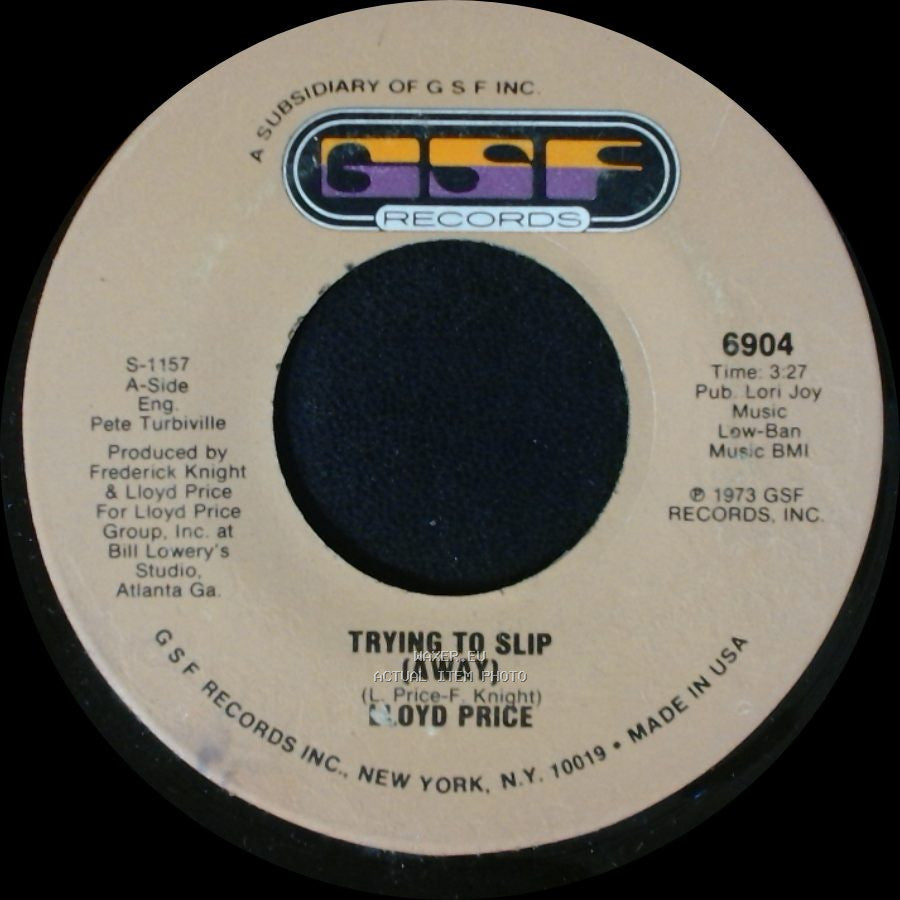 Lloyd Price - Trying To Slip (Away) / They Get Down side A