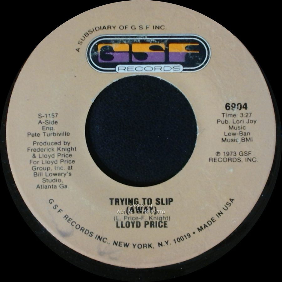 Lloyd Price - Trying To Slip (Away) / They Get Down side A