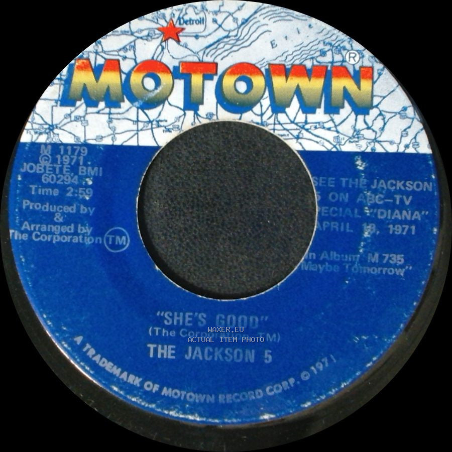 The Jackson 5 - Never Can Say Goodbye / She's Good side B