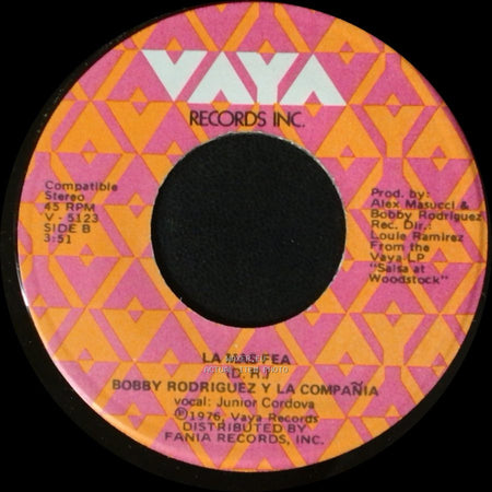 Bobby Rodriguez Y La Compañia - What Happened / La Mas Fea side B