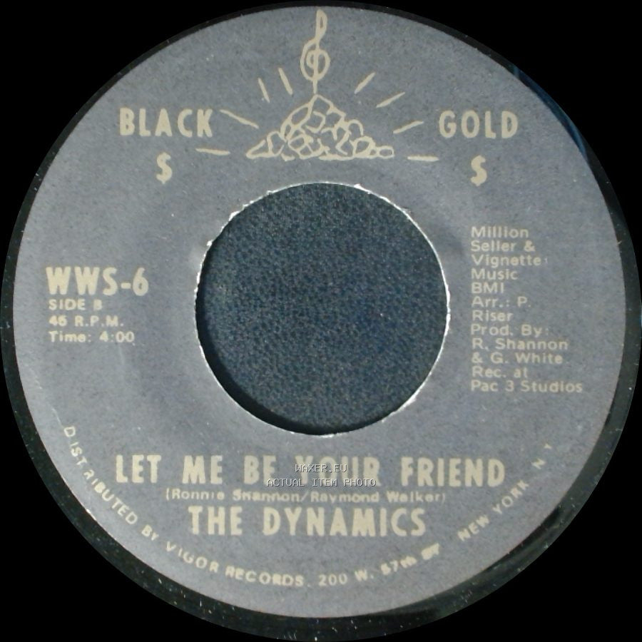 The Dynamics - Voyage Thru The Mind / Let Me Be Your Friend side B