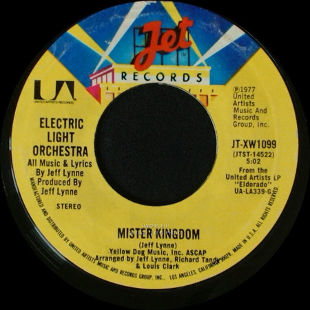 Electric Light Orchestra - Turn To Stone / Mister Kingdom side B