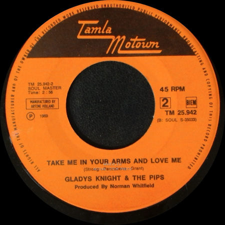 Gladys Knight & The Pips - Take Me In Your Arms And Love Me / Everybody Needs Love side A