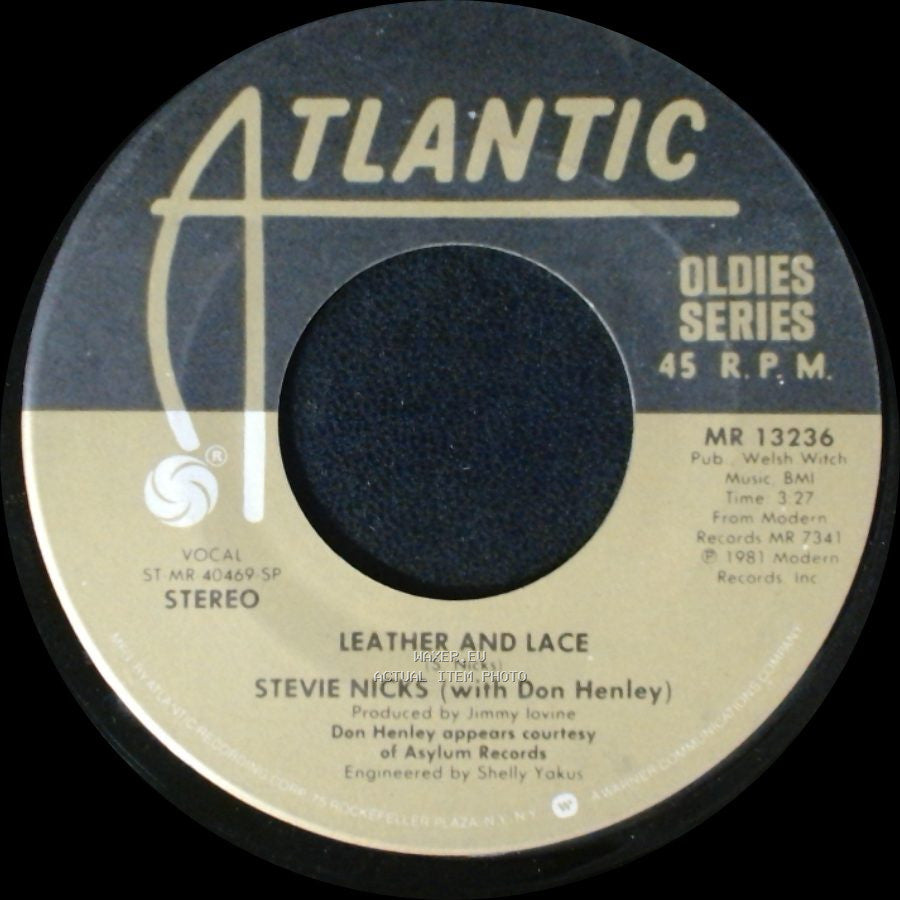 Stevie Nicks (With Don Henley) / Stevie Nicks (With Tom Petty And The Heartbreakers) - Leather And Lace / Stop Draggin' My Heart Around side A