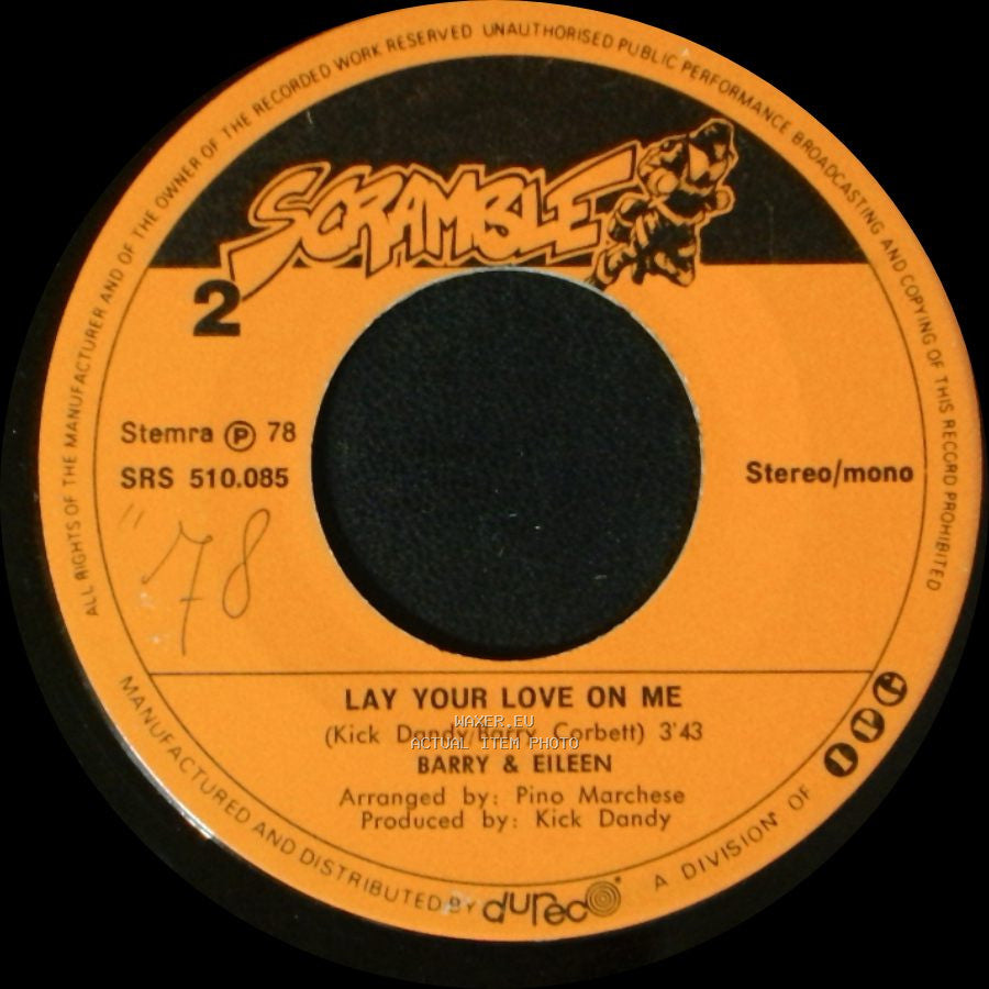 Barry & Eileen - Summerwine / Lay Your Love On Me side B