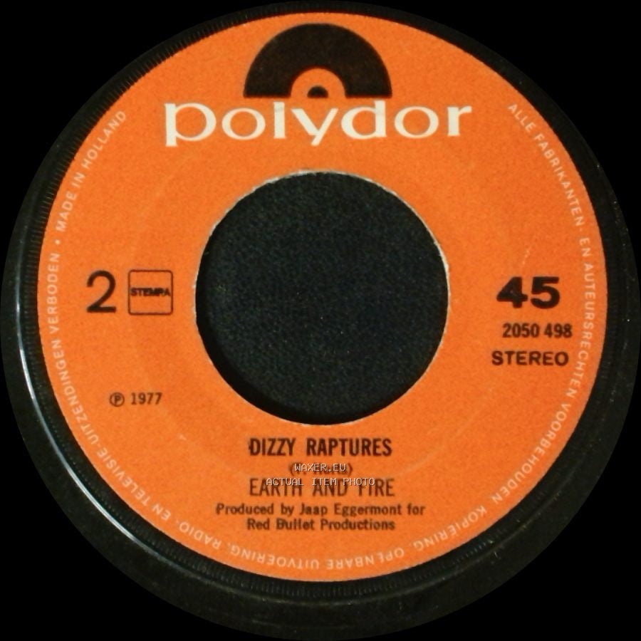 Earth And Fire - 78Th Avenue / Dizzy Raptures side B