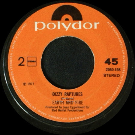 Earth And Fire - 78Th Avenue / Dizzy Raptures side B
