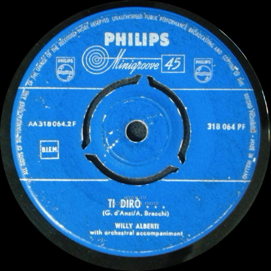 Willy Alberti - Come Prima / Ti Dirò side B