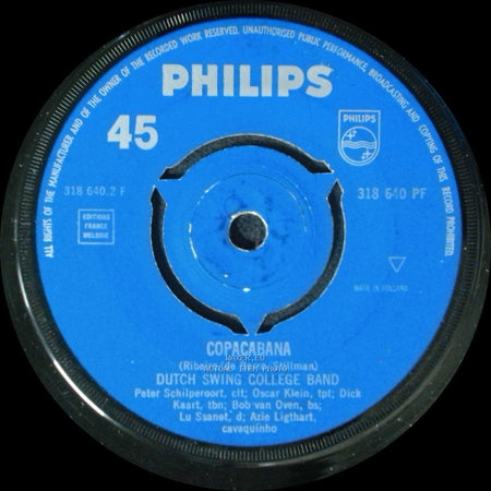 Dutch Swing College Band - Copacabana / La Cucaracha side A