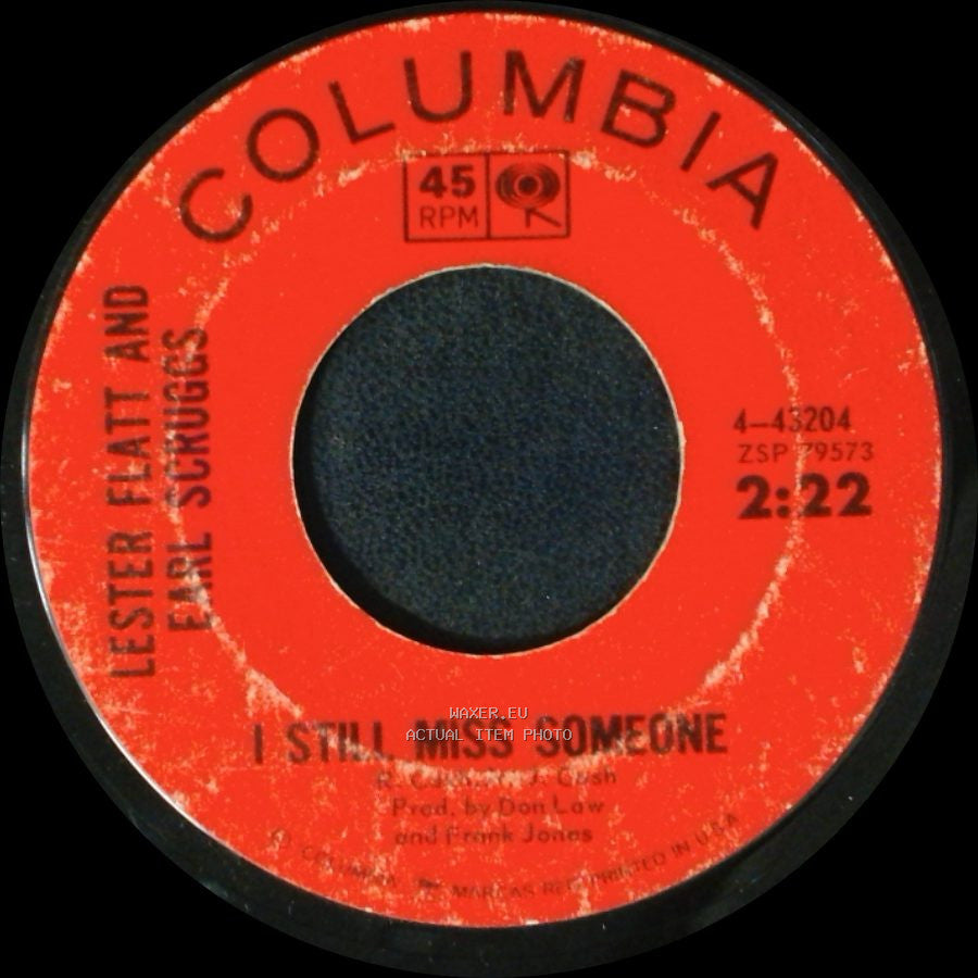 Lester Flatt And Earl Scruggs - Father's Table Grace / I Still Miss Someone side B