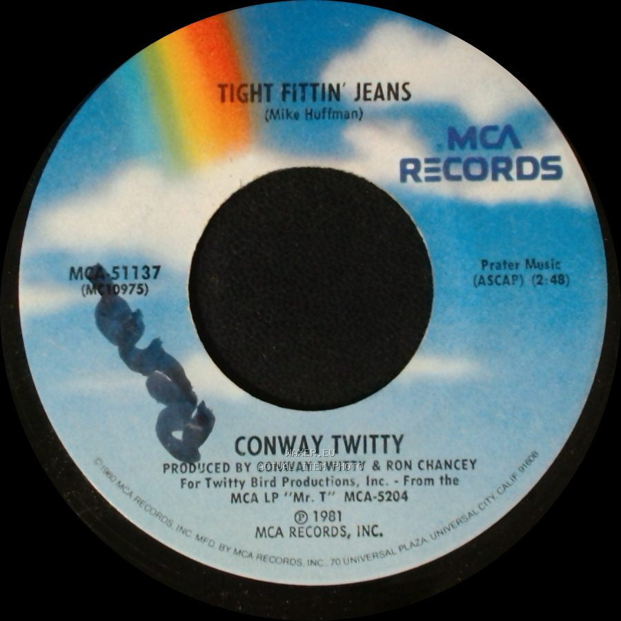Conway Twitty - Tight Fittin' Jeans / I Made You A Woman side A