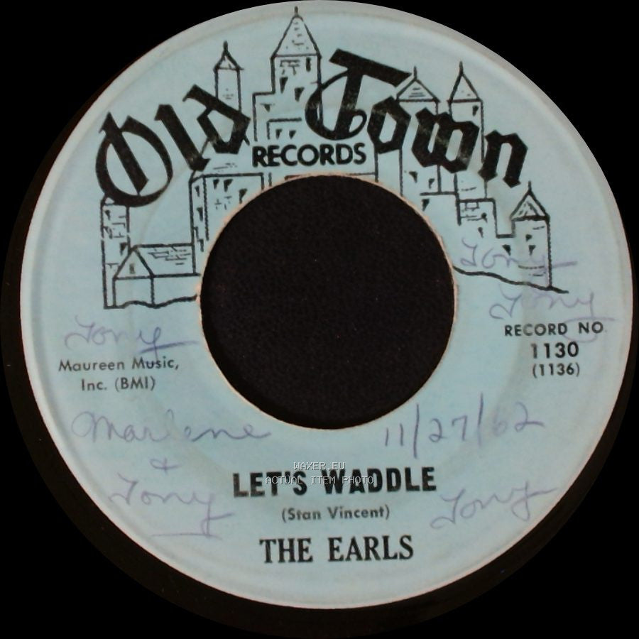 The Earls - Let's Waddle / Remember Then side A