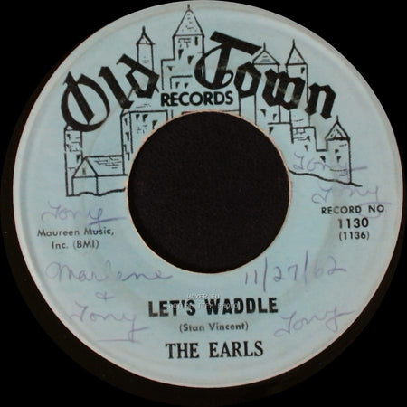 The Earls - Let's Waddle / Remember Then side A