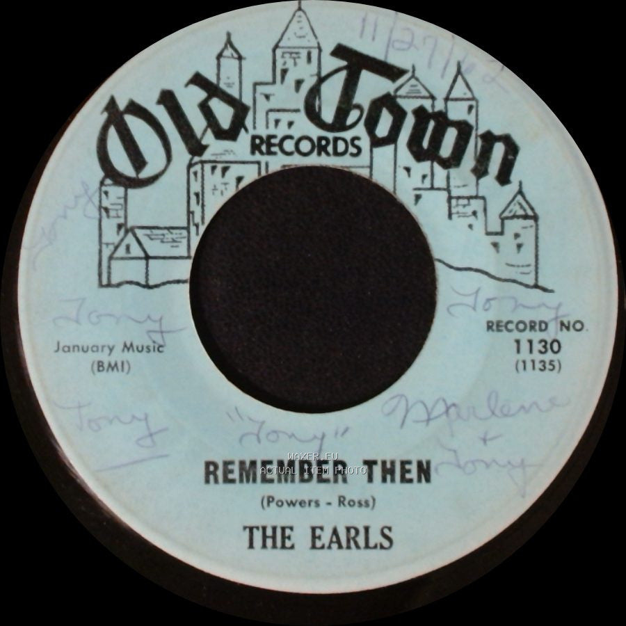 The Earls - Let's Waddle / Remember Then side B