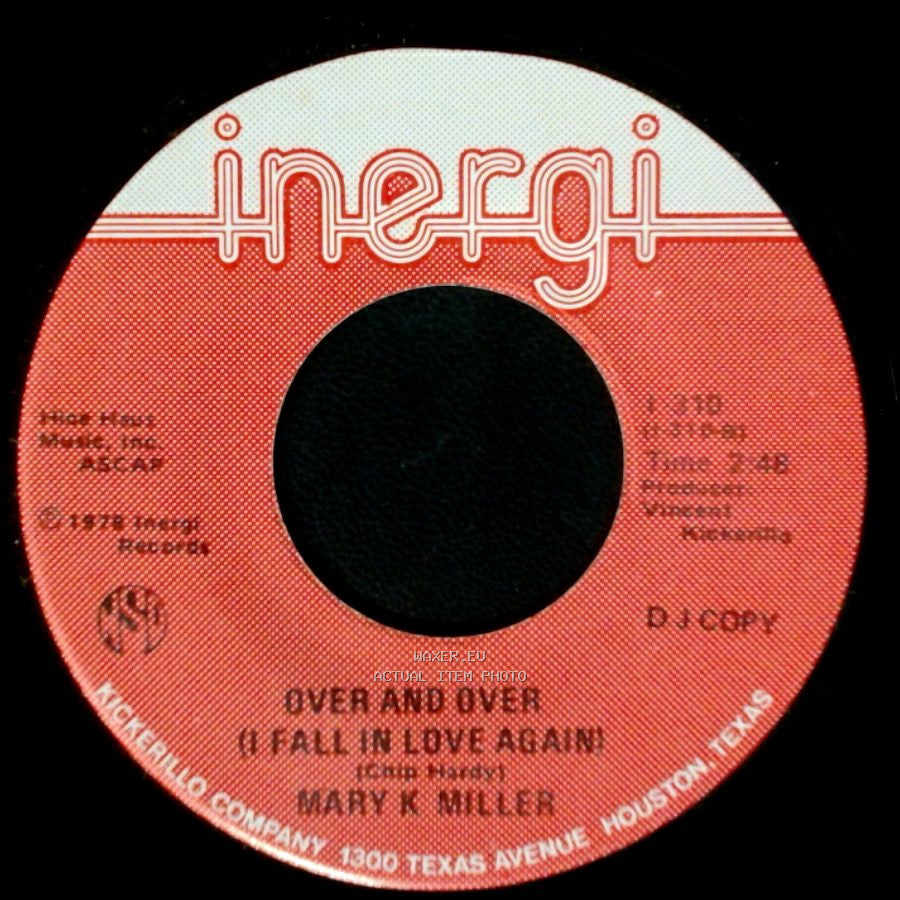 Mary K. Miller - Handcuffed To A Heartache / Over And Over (I Fall In Love Again) side B