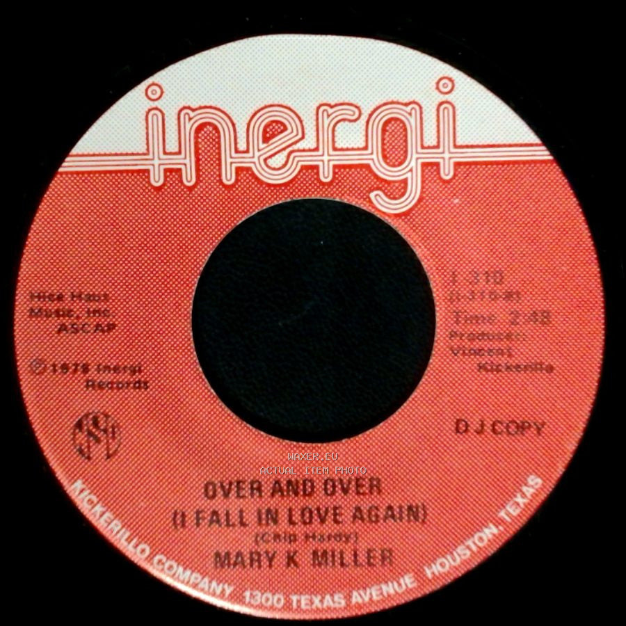 Mary K Miller - Handcuffed To A Heartache / Over And Over (I Fall In Love Again) side B