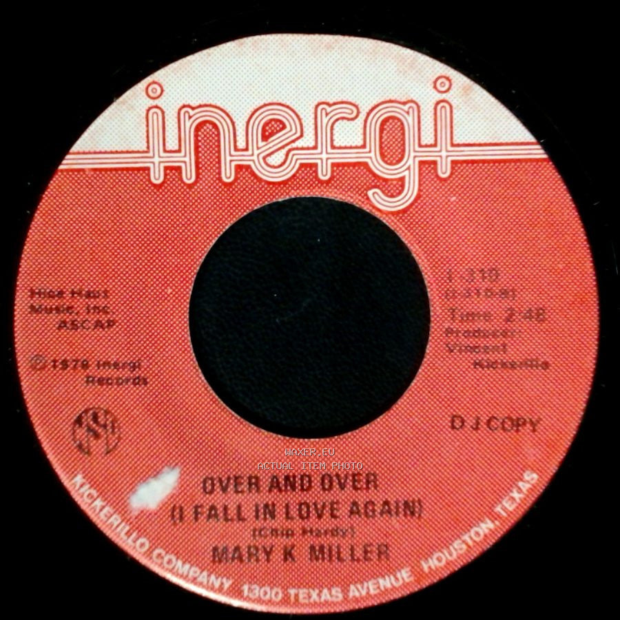 Mary K Miller - Handcuffed To A Heartache / Over And Over (I Fall In Love Again) side A