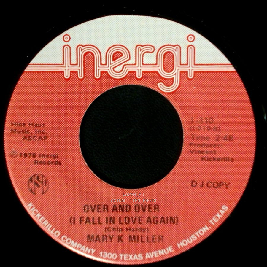 Mary K Miller - Handcuffed To A Heartache / Over And Over (I Fall In Love Again) side A