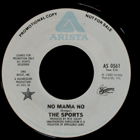 The Sports - No Mama No / Strangers On A Train side A