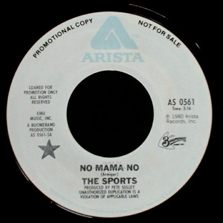 The Sports - No Mama No / Strangers On A Train side A