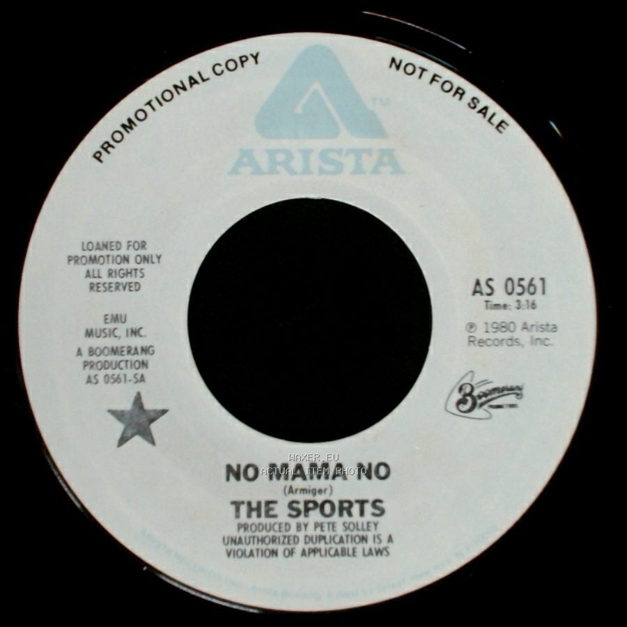 The Sports - No Mama No / Strangers On A Train side A