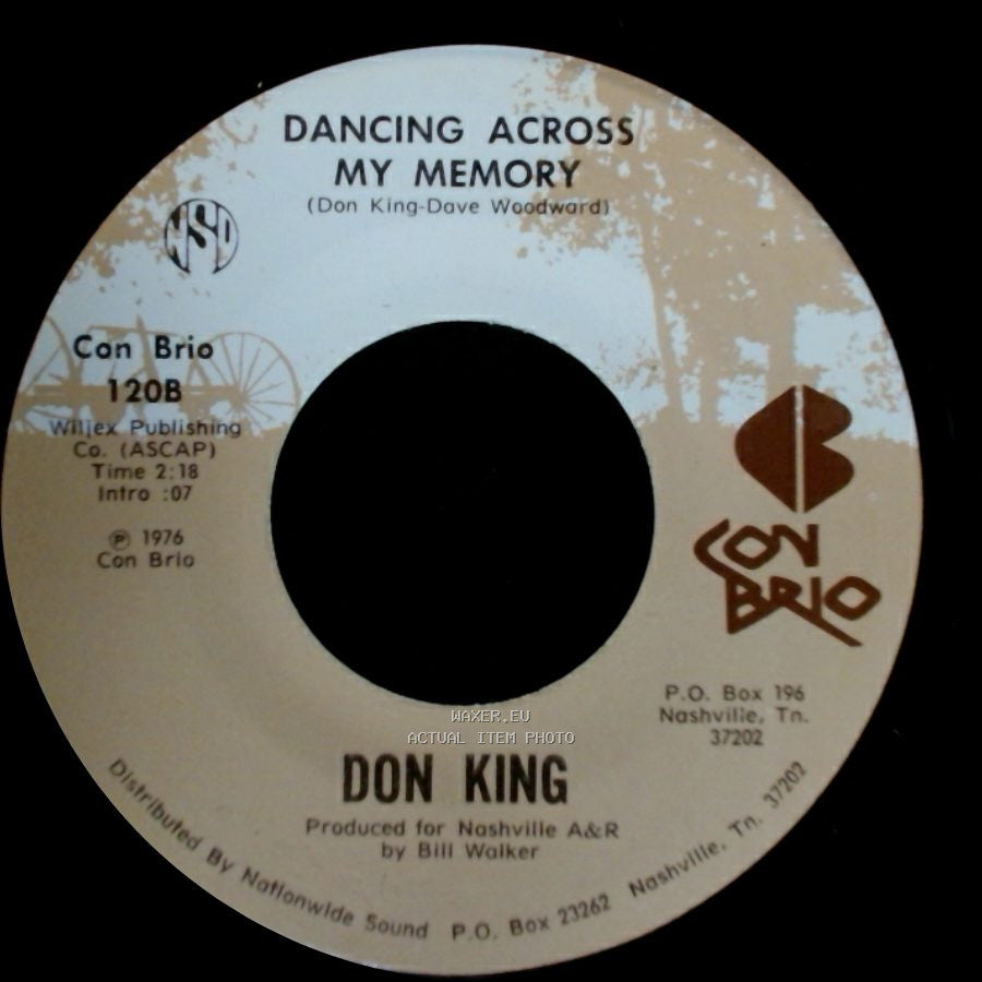 Don King - Dancing Across My Memory / She's The Girl Of My Dreams side B