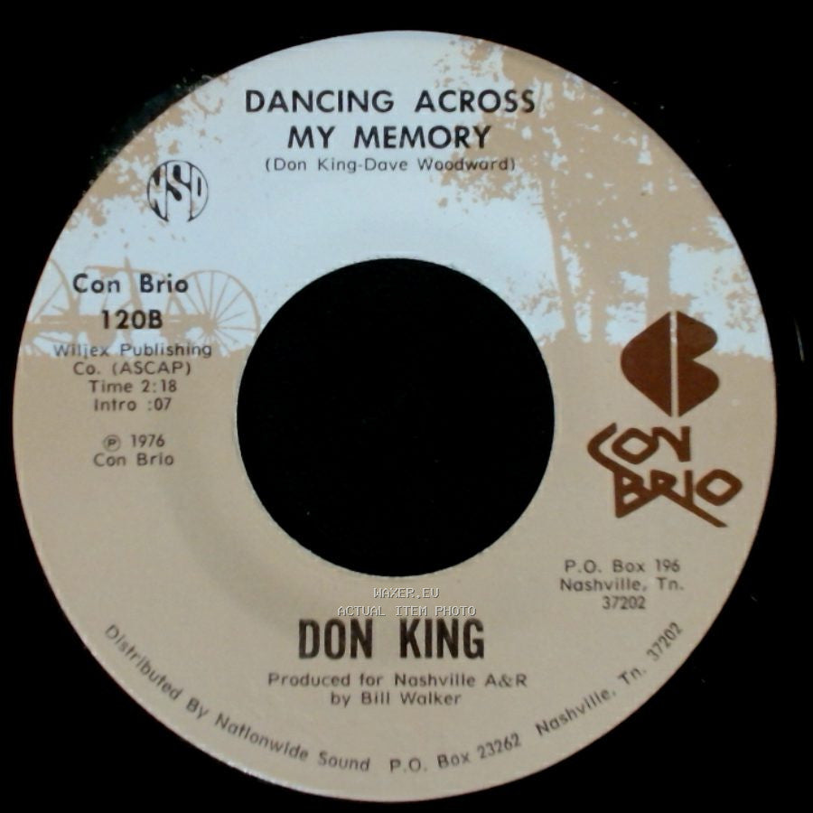 Don King - Dancing Across My Memory / She's The Girl Of My Dreams side B