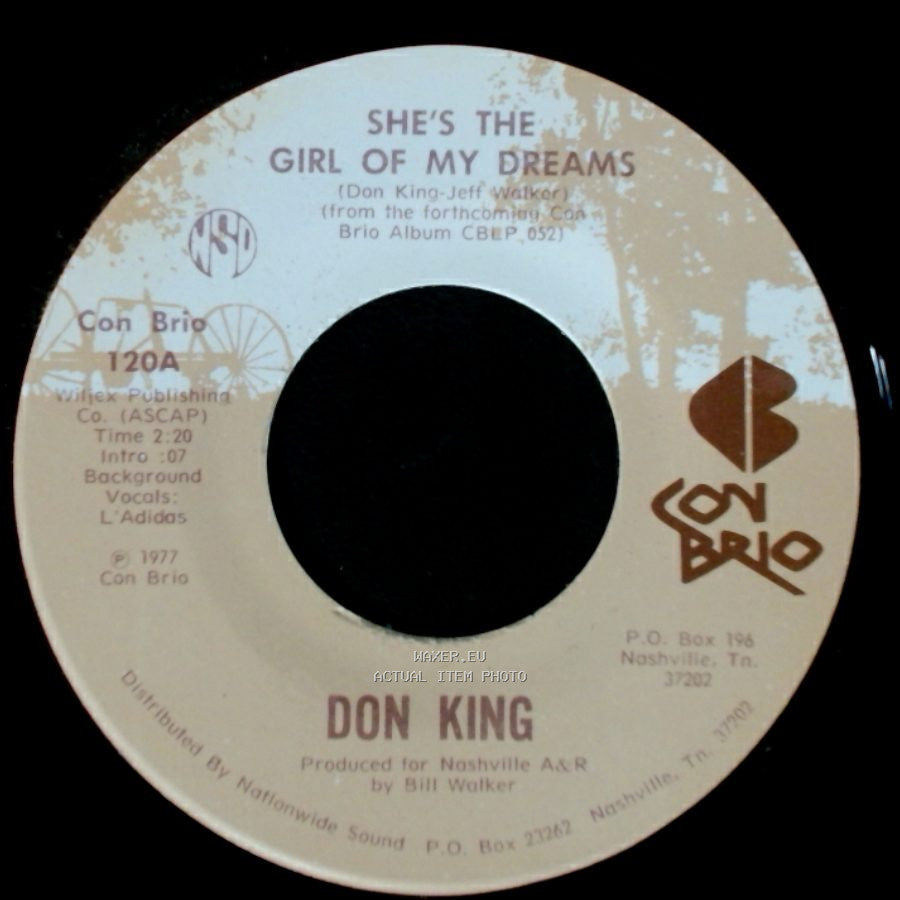 Don King - Dancing Across My Memory / She's The Girl Of My Dreams side A