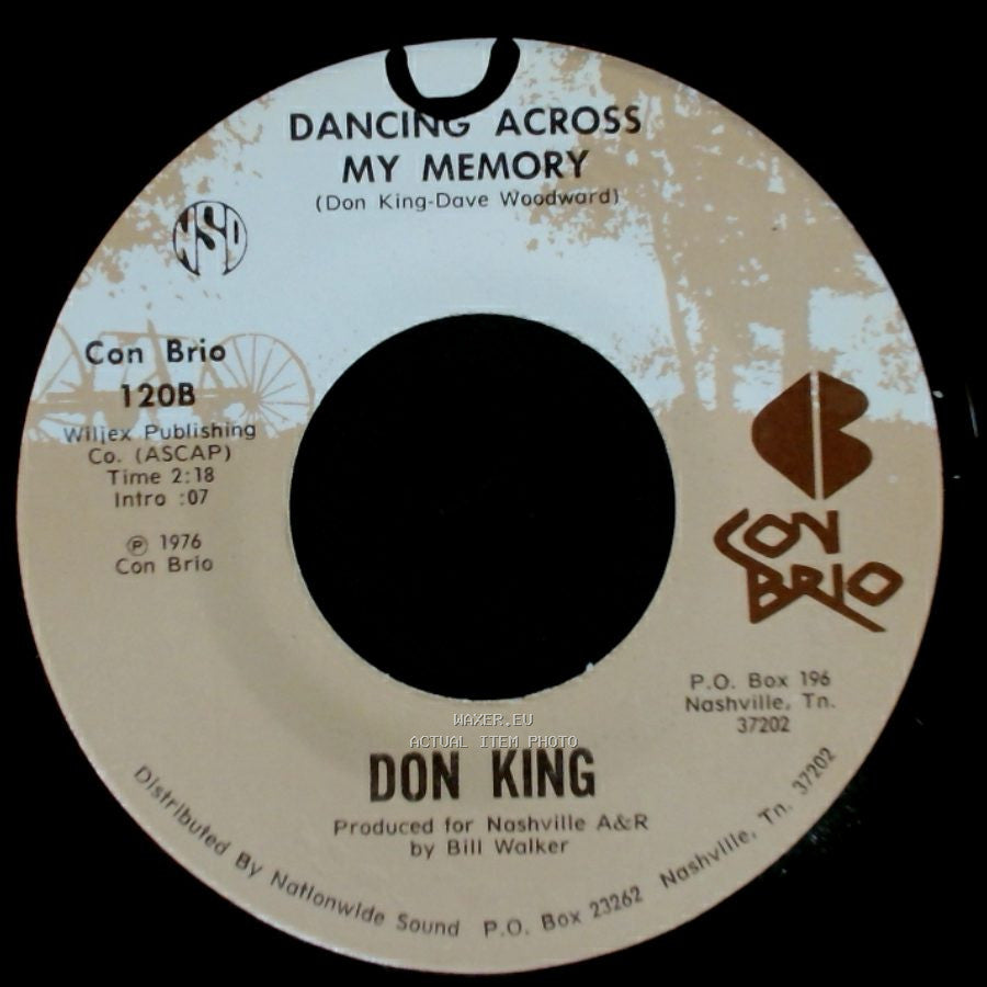 Don King - Dancing Across My Memory / She's The Girl Of My Dreams side B