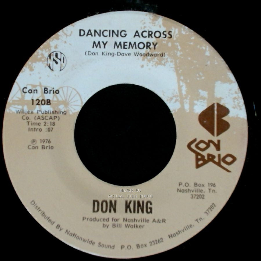 Don King - Dancing Across My Memory / She's The Girl Of My Dreams side A