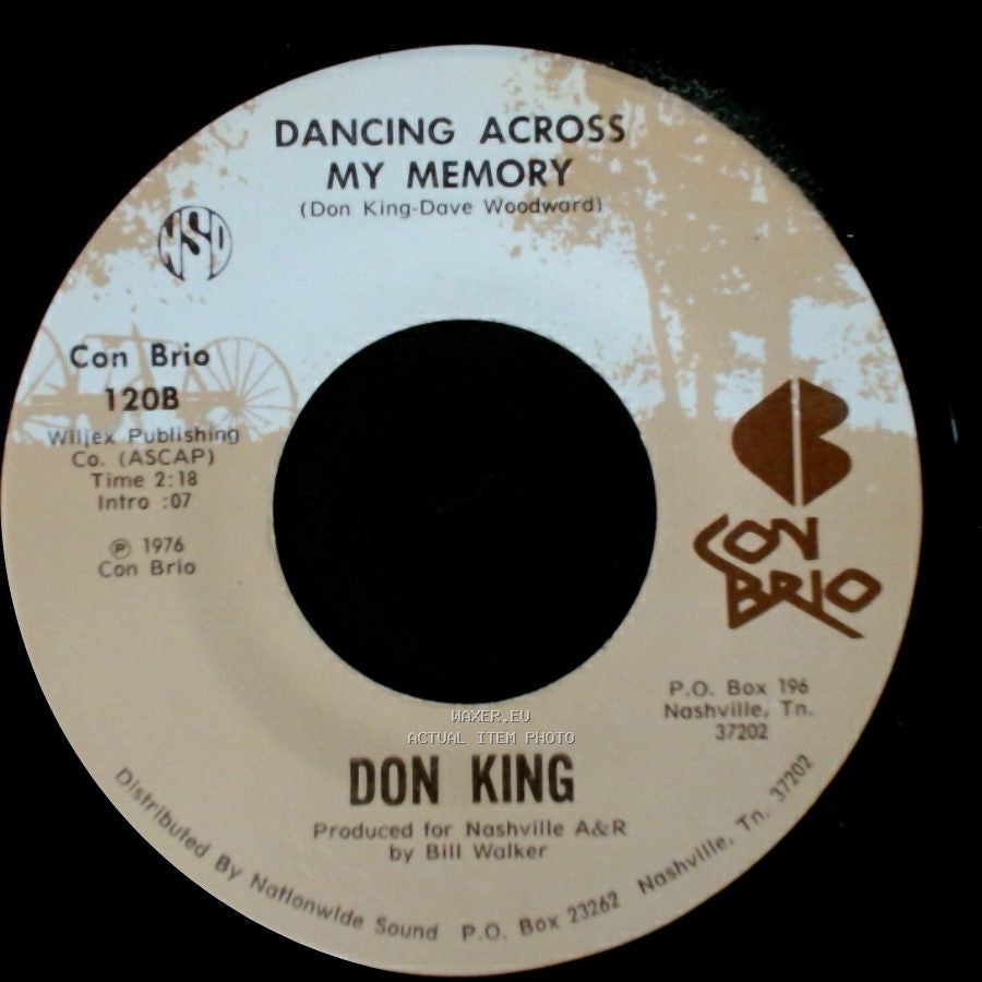 Don King - Dancing Across My Memory / She's The Girl Of My Dreams side B