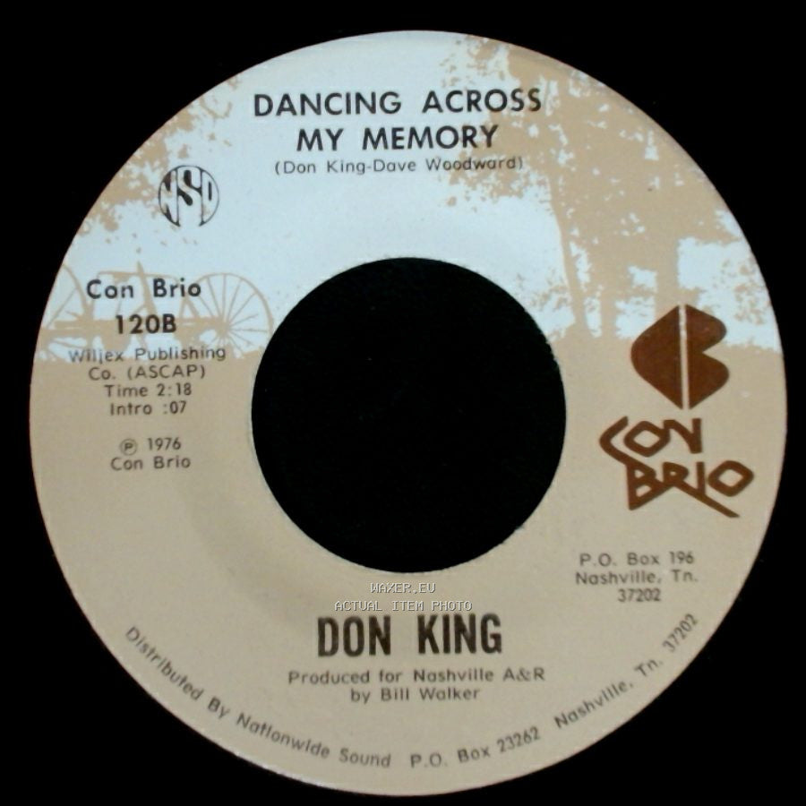 Don King - Dancing Across My Memory / She's The Girl Of My Dreams side B