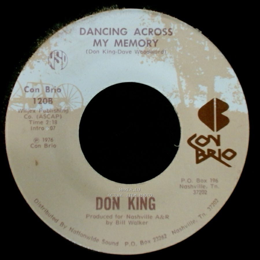 Don King - Dancing Across My Memory / She's The Girl Of My Dreams side B