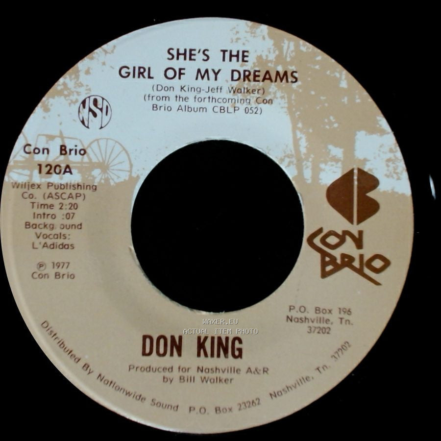 Don King - Dancing Across My Memory / She's The Girl Of My Dreams side A