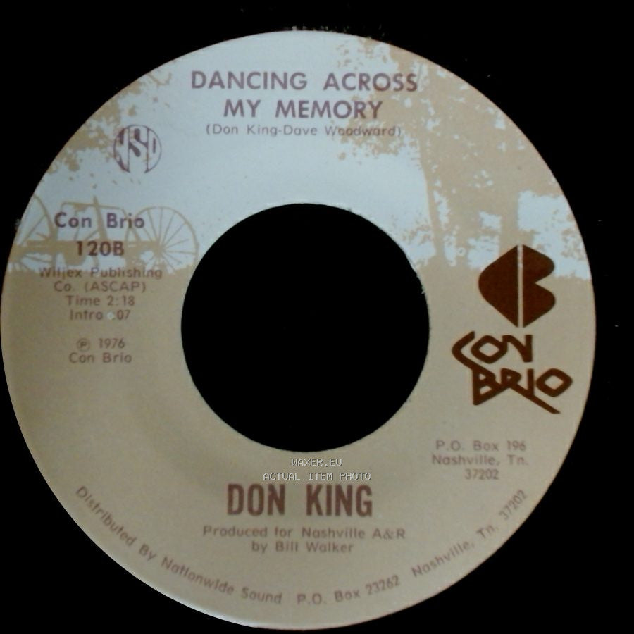 Don King - Dancing Across My Memory / She's The Girl Of My Dreams side B