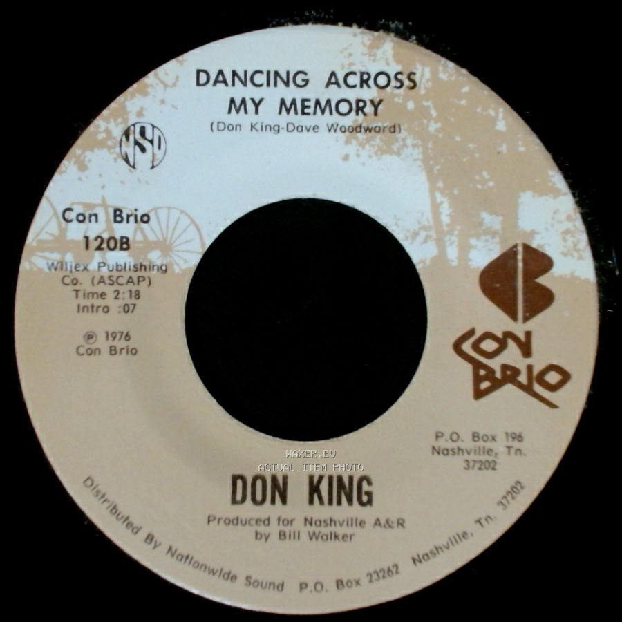Don King - Dancing Across My Memory / She's The Girl Of My Dreams side A